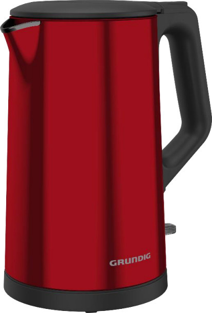 Grundig Wasserkocher WK 8340 in Rot aus Edelstahl mit Abschaltautomatik - Bild 1