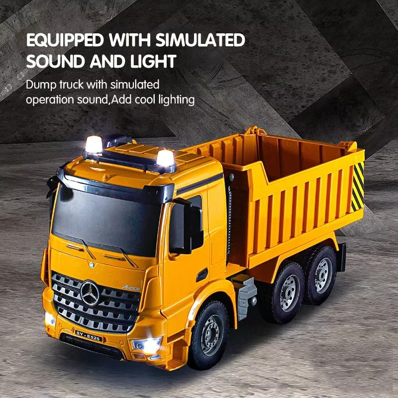 Doppel E E525 RC Muldenkipper, Spielzeug Auto, 1:20, mit Licht und Sound - Bild 3