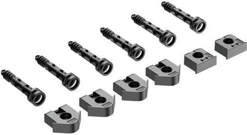 Spelsberg GEOS-L 4050 DS 72104101 Deckelschrauben-Set Schwarz - Bild 1