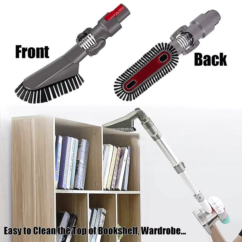 Dyson Cordless Weiche Staubsauger-Staubbürstenaufsatz mit verstellbarem Winkel in Grau für V7 V8 V10 V11 V15 - Bild 3