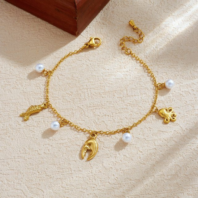 xiyanike Armband, Edelstahl, Gold, Damen - Bild 1