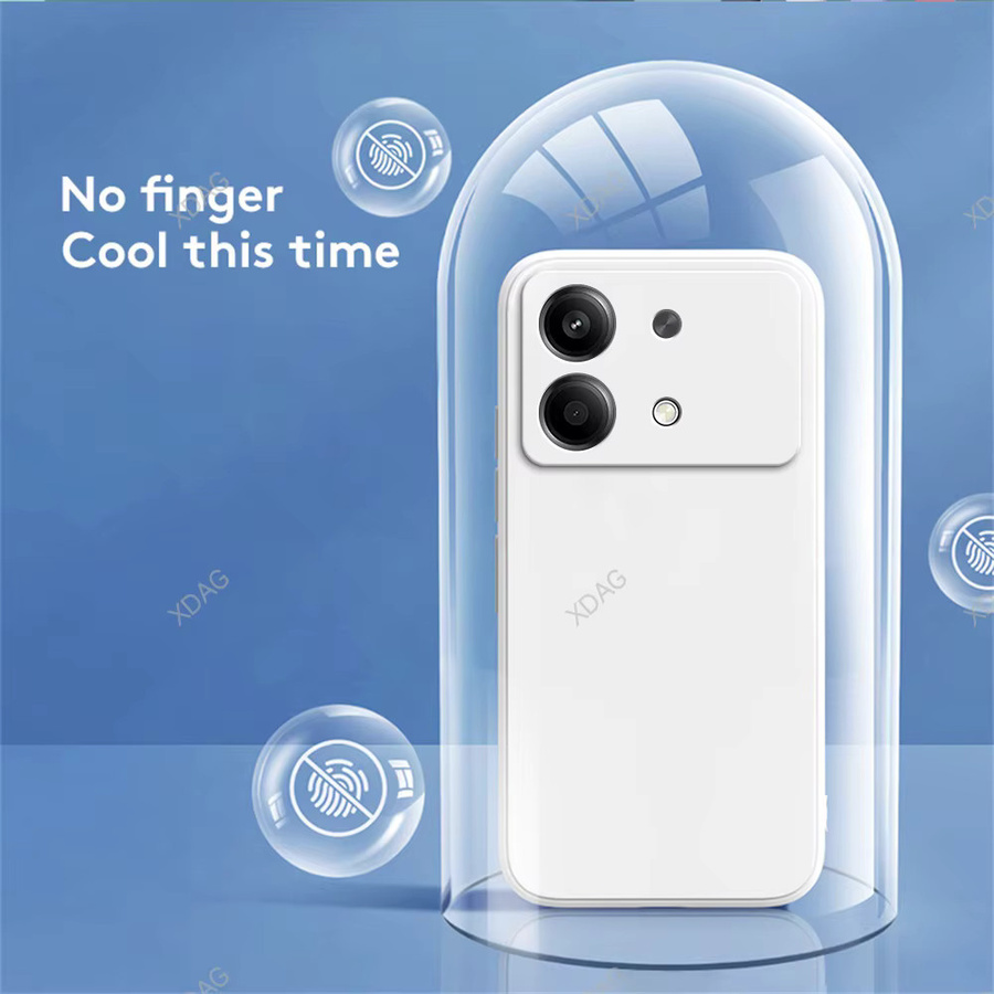 Xiaomi Flüssige Silikonhülle für Redmi Note 13, Note 13R, 13R Pro Plus und 13R Pro 5G in Blau - Bild 2