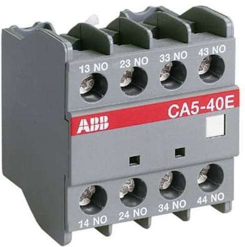 ABB CA5-40E Hilfsschalterblock mit 4 Schließern, 4A, grau - Bild 1