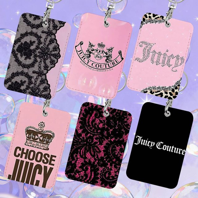 Juicy Couture Kartenhalter Leder, Leopard, Schlüsselanhänger - Bild 1