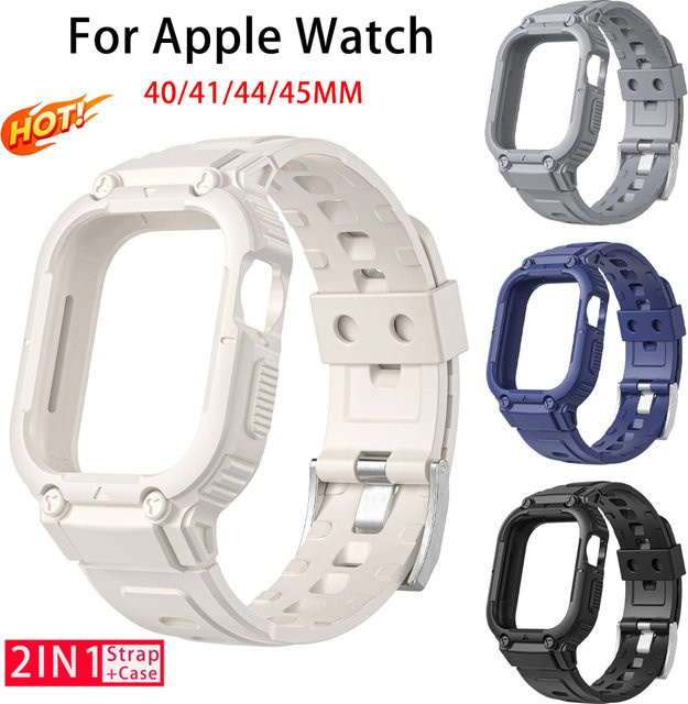 OAKCHARM Uhrenarmband mit Schutzhülle, TPU, Unisex - Bild 1