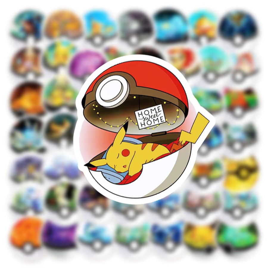 TAKARA TOMY Pokémon Aufkleber, Nachfüllpack, Bunt / Mehrfarbig - Bild 3