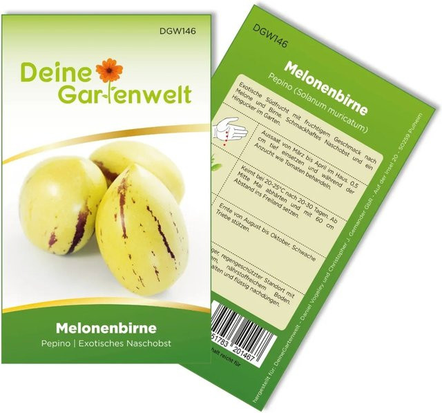 Deine Gartenwelt Birnenmelone Pepino Gemüsesamen - Bild 1
