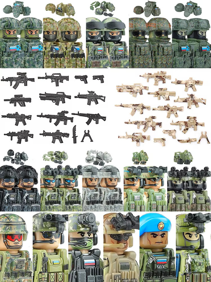 Semalam Militär Spezialeinheiten SWAT Angriffssoldat Figur, Einzelfigur - Bild 4