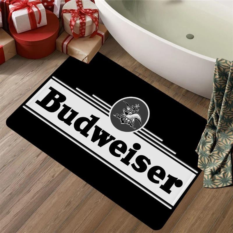 Budweiser King of Beer Teppich von Karpetti, Schwarz, B/T: 60 x 40 cm, rutschfest und aus Polyester - Bild 2