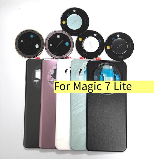 joliwow Ersatzgehäuse für Magic 7 Lite BRP-NX1 mit Batterie-Rückseite, Panel und Kamera-Objektiv in Grün/Mehrfarbig inklusive Kleber - Bild 1