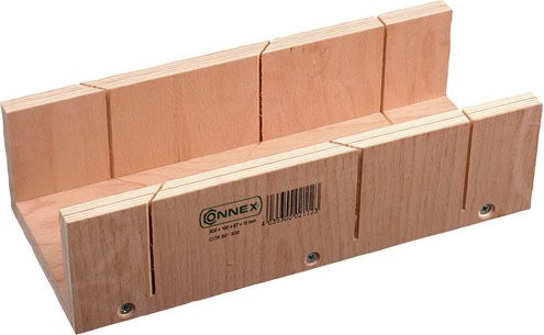 Connex Schneidlade aus Holz in Beige, B/T/H: 24 x 6 x 3,5 cm - Bild 1