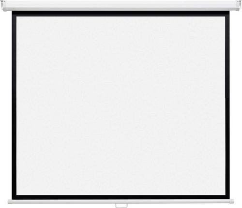 Magnetoplan Rolloleinwand Weiß B: 180 cm, H: 180 cm, Bildformat 1:1 - Bild 1
