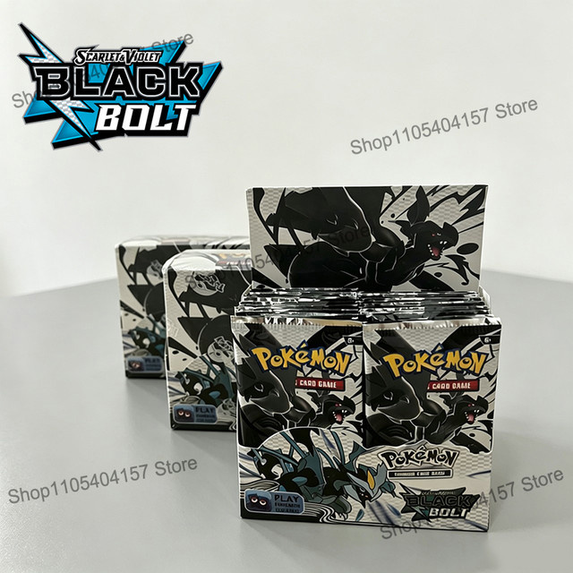 Bandai Pokémon Scarlet Violet Black Bolt Booster-Packs, 360-teiliges Set, Englisch - Bild 1