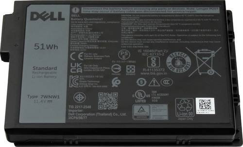 Dell Notebook-Akku 1Y62C in Schwarz mit 4342 mAh und 11.40V - Bild 1