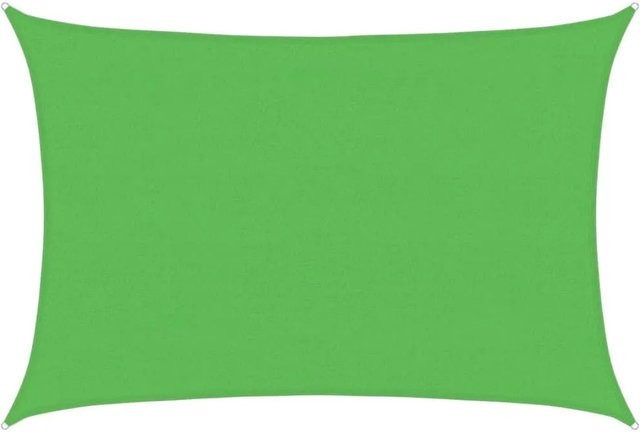 Furnicato Sonnensegel aus HDPE in Hellgrün, Rechteckig, B x T: 6 x 4 m - Bild 1