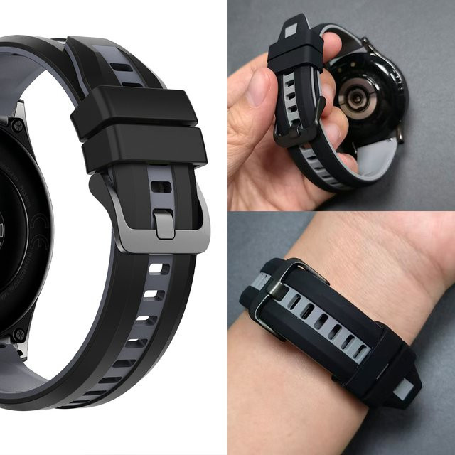 Uhrenarmband Silikon, 22 mm, Unisex - Bild 1