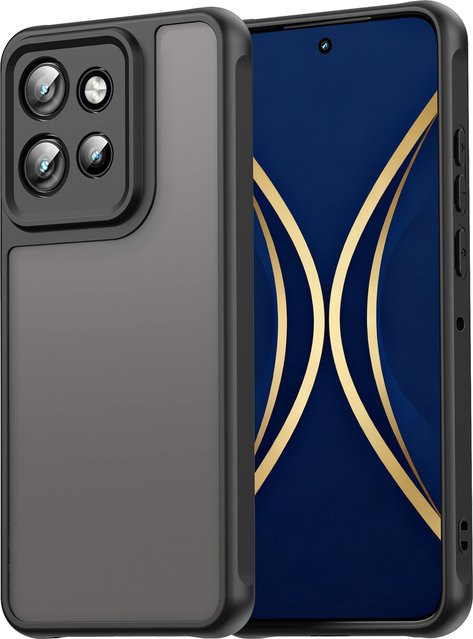 Stoßfeste Schutzhülle für Motorola G Power, G Play, G06, S50, Edge 60 Neo, X70, Thinkphone in Schwarz - Bild 1