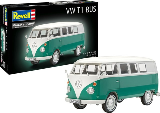 Revell VW T1 Bus Modellbausatz 1:24 Grau ab 13 Jahren - Bild 2