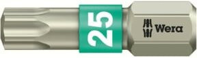 Wera Schraubendreher-Bit rostfrei 1/4" DIN 3126 C6,3 T25 x 25 mm in Silber - Bild 1