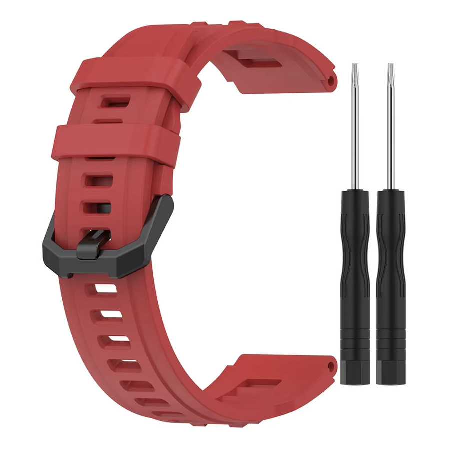 Indekos Uhrenarmband Silikon, Amazfit T-Rex Ultra, Gelb, Unisex - Bild 3