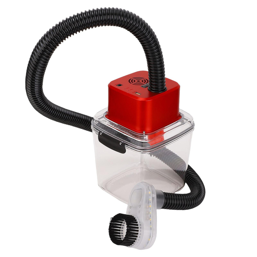 aimo Staubabscheider für CNC-Maschinen der TTC450 Serie, Luftfiltersystem mit 6000Pa Saugleistung und 2,8l Behälter, Farbe: Rot - Bild 2