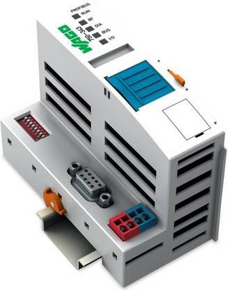 WAGO FC PROFIBUS 12MBd ECO SPS-Feldbuskoppler 750-343 in Grau - Bild 1