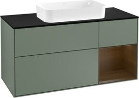 V&B Waschtischunterschrank Finion in Platinbraun matt lackiert, Breite: 120 cm, Tiefe: 50,1 cm, Höhe: 50,1 cm - Bild 1