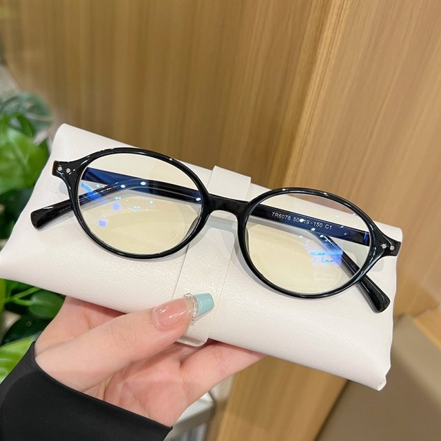 RELEN Brille, Unisex, oval, Vollrand, Kunststoff, schwarz - Bild 1