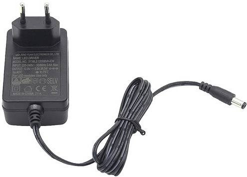 Dehner Elektronik LED-Trafo XY 36LE-2401500VH-EW LED-Treiber Konstantspannung, 36W, 1.5A, 24 V/DC, Schwarz - Bild 1