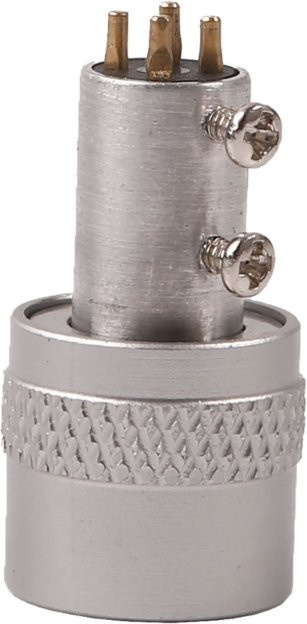 SME-Typ Plattenspieler Tonarm-Buchsenanschluss mit 24 Karat vergoldeten Stiftanordnungen, Innendurchmesser 8 mm, in Gold oder Silber - Bild 1