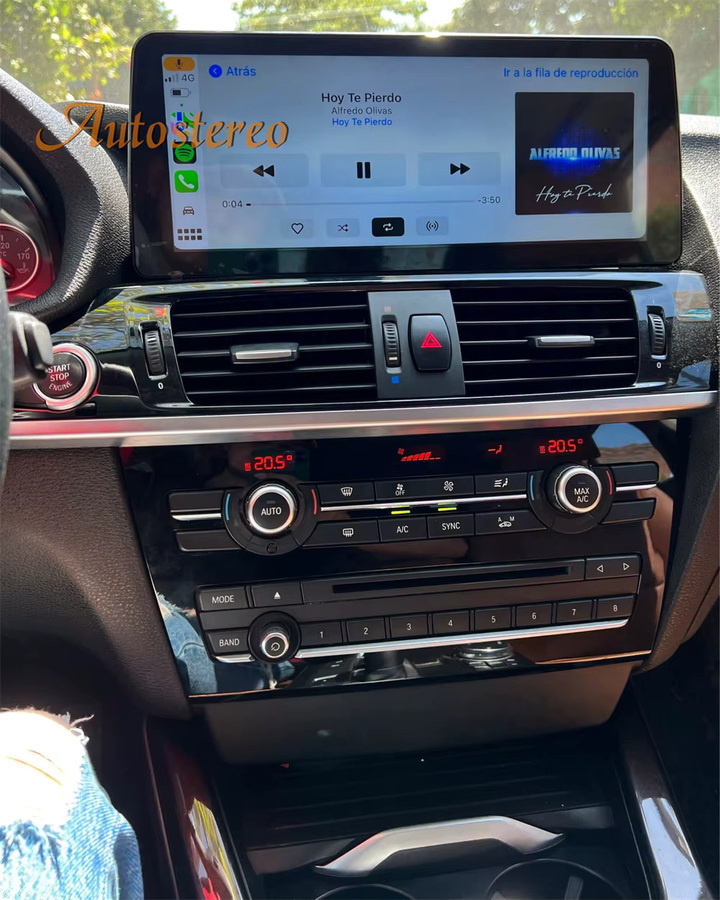 Android 14 Multimedia-Player mit CarPlay und GPS Navigation für BMW X3 F25 X4 F26 X3M X4M (2009-2016), 32GB, Schwarz - Bild 5