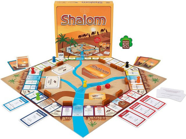 Uljö Shalom, Gesellschaftsspiel, bunt / mehrfarbig, Holz