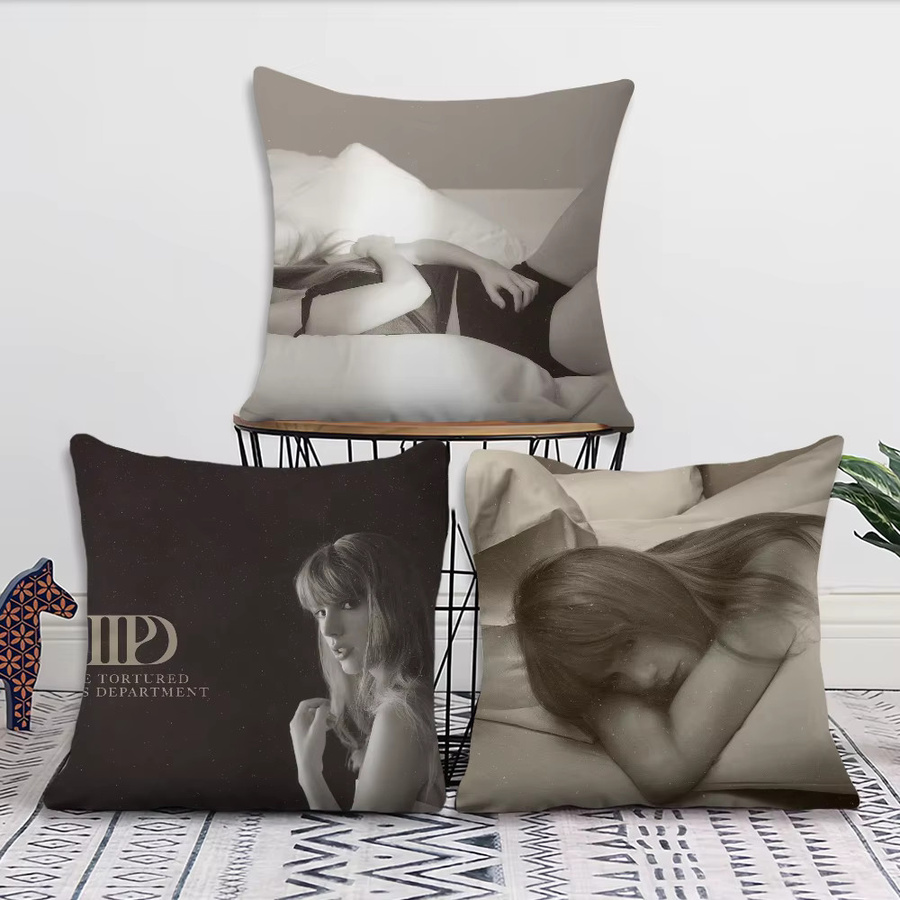 T-Taylor Kissenbezug für Sofa und Wohnzimmer in Schwarz (nur Bezug) - Bild 2