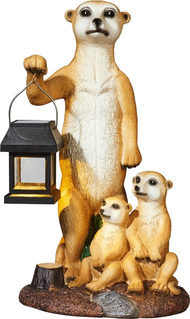 LIVARNO LED Solar Leuchtturm und Erdmännchen - Bild 1