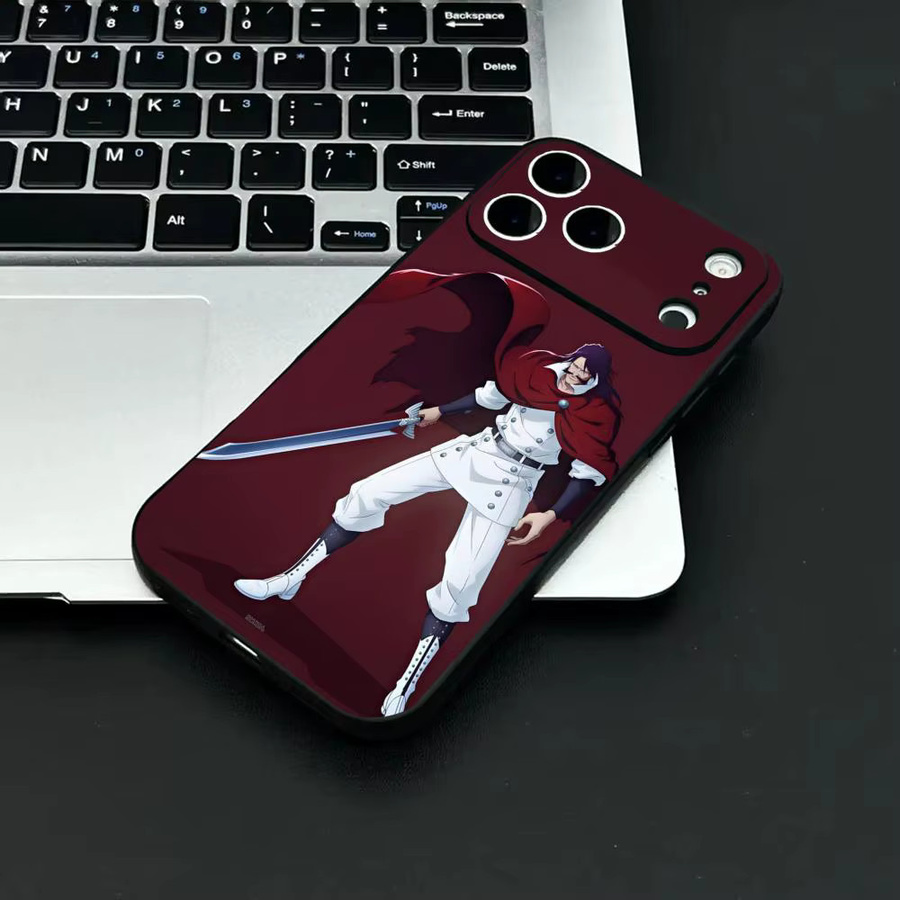 Anime-Charakter Yhwach Handyhülle für Apple iPhone 12-17 Air Plus Pro Max in Mehrfarbig und Schwarz mit Satin-Glanz-Finish - Bild 3
