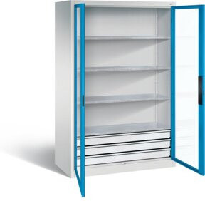 C+P Werkzeugschrank Acurado in Lichtblau und Lichtgrau, H: 195 cm, B: 120 cm, T: 60 cm - Bild 1