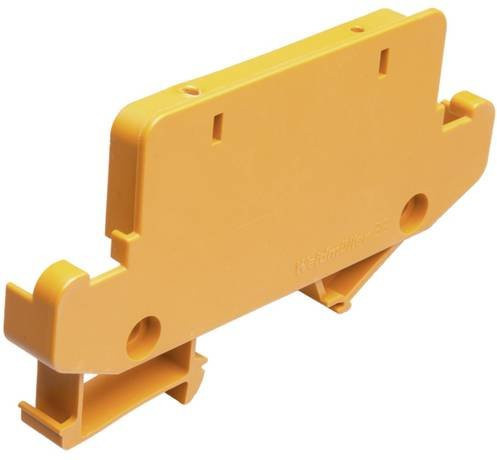 Weidmüller Abschlussplatte AP 110 S RE geschlossene Kunststoff-Abschlussplatte für Hutschienenmontage in Orange, B: 58,8 mm, H: 13,75 mm - Bild 1