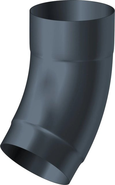 Sarei Fallrohrbogen NW 60/40° aus Aluminium in Anthrazit - Bild 1