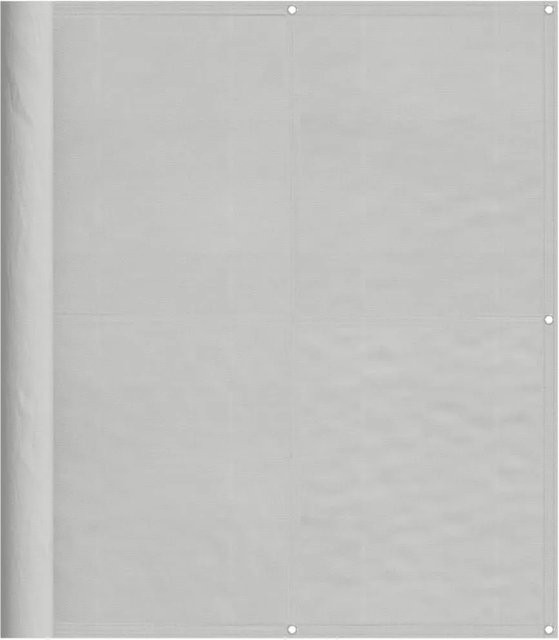 vidaXL Balkon-Sichtschutz Hellgrau aus Polyester-Oxford mit PU-Beschichtung, Höhe: 120 cm, Breite: 500 cm - Bild 1