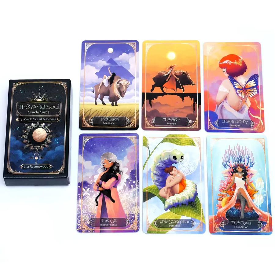 The Wild Soul Oracle Cards Tarot Deck, Partyspiel, Familienspiel, ab 14 Jahren - Bild 2
