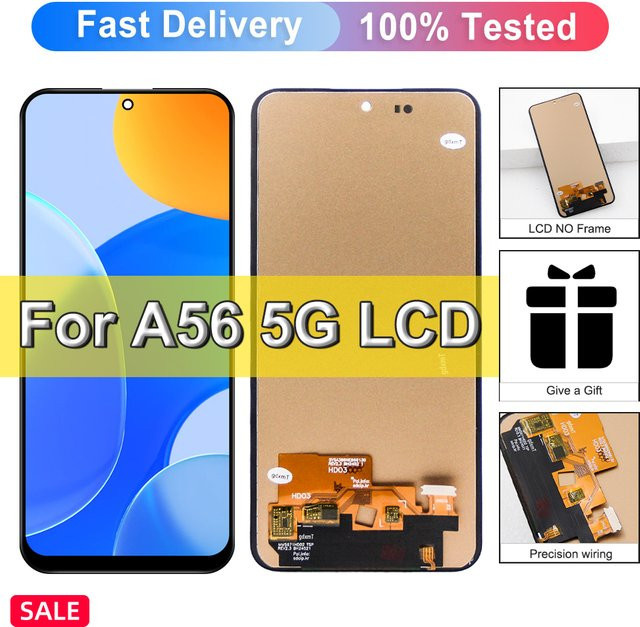 Samsung A56 5G TFT LCD Display mit Touchscreen Digitizer Montage Ersatzteil in Schwarz für SM-A566V, SM-A566B, SM-A566E - Bild 1