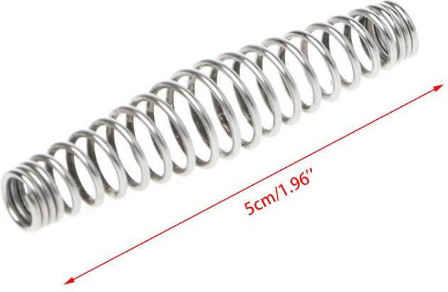 Houspace 5er-Set Kompressionsfedern aus Stahl für Gartenschere in Grau und Silber - Bild 1