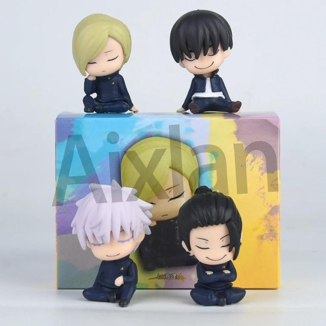 Aixlan Jujutsu Kaisen Satoru Gojo & Geto Suguru, Action Figur, 4-teiliges Set, ab 14 Jahren - Bild 1