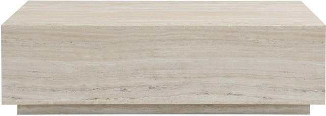Vente-unique Couchtisch Antrim in Beige, rechteckiges Design aus MDF, Breite: 120 cm - Bild 1