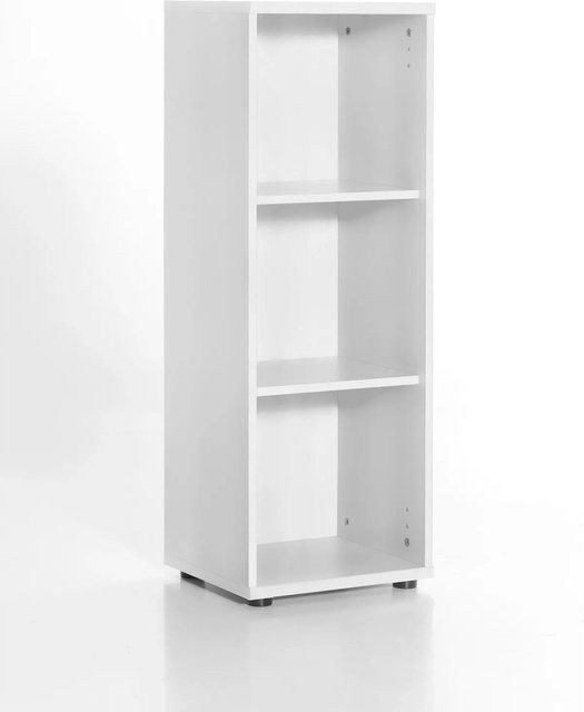 PROREGAL Aktenregal Tiger Medium in Weiß mit 3 Fächern, H x B x T: 110 x 40 x 34 cm - Bild 1