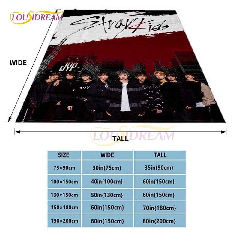 YangJOJO Kpop Star Flanell-Decke für Kinder in Multicolour, B/B: 75 x 90 cm - Bild 6