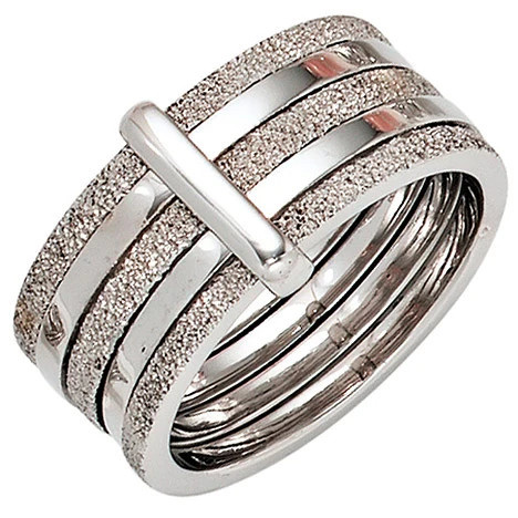Colfem Ring 925 Silber, breit, Damen, 60 - Bild 1