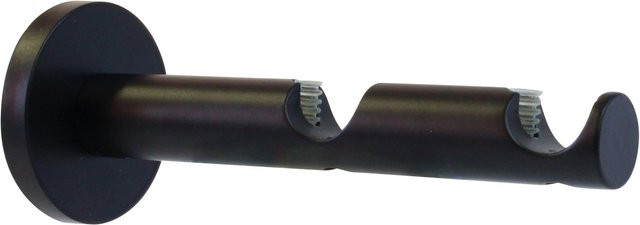 Mydeco Gardinenstangen-Halterung 2-läufig Function Schwarz Ø 2 cm - Bild 1