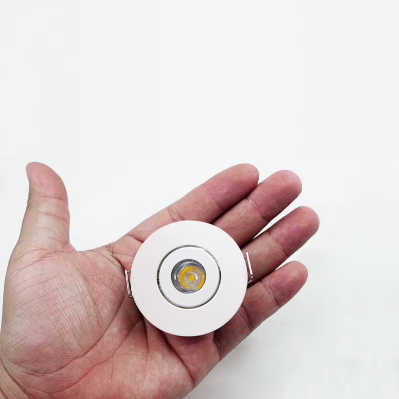 10er Set CTEEATE LED Mini Deckenstrahler Rund aus Aluminium für Innenbeleuchtung in Weiß und Schwarz - Bild 4