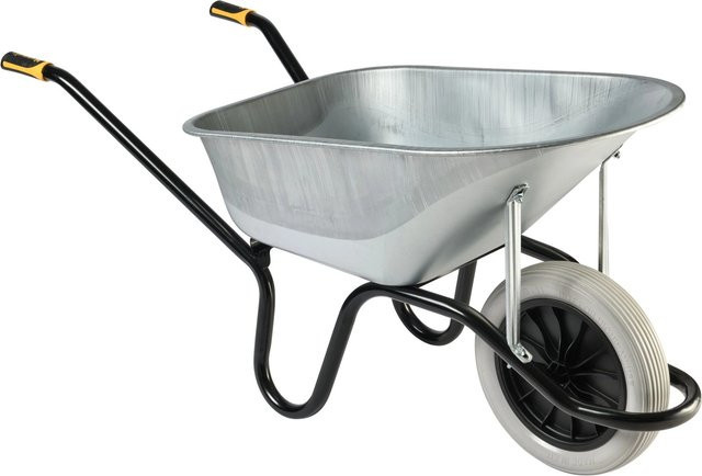 Haemmerlin Schubkarre Aktiv Premium 110 mit PU-Rad, verzinkt - Bild 1